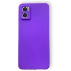 Capa Capinha Case Motorola Moto E22 Silicone Aveludada Protege Câmera 