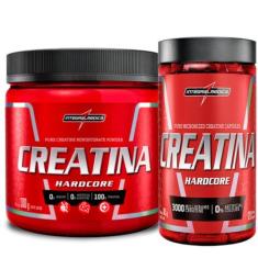Creatina Pura 120 Caps + Creatina Pura 300g Integralmedica