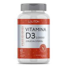 Vitamina D3 2.000UI - 60 Cápsulas - Lauton Nutrition