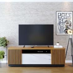 Rack Colibri Manaus com 3 Portas, Ideal para TV de Até 70”