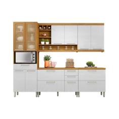 Cozinha Modulada Completa Burguesa Premium 5 Peças (2 Balcões + 2 Aére