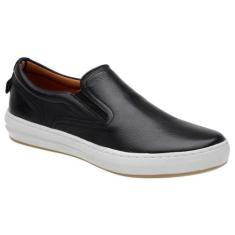 Tênis Slip On Masculino Couro Conforto Dia a Dia Casual - Rollian's, 4