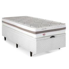 Cama Box Baú Solteiro Herval Amsterdã com Molas Ensacadas, 68x88x188 c