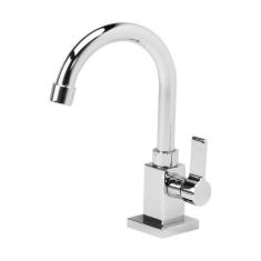 Torneira Lavatório Quadrada Bica móvel 1/4 Volta Luxo Metal  - Furkin