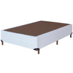Base Box Para Colchão Casal Itália 31x138x188cm Umaflex Branco