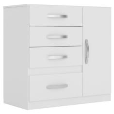 Cômoda Moval Vênus Flex Com 4 Gavetas E 1 Porta