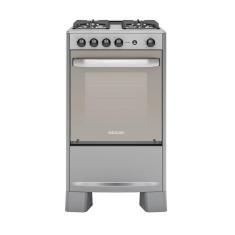 Fogão Select Suggar Prata Mesa Inox 4 Queimadores FGISL410PRIX Inox Bivolt