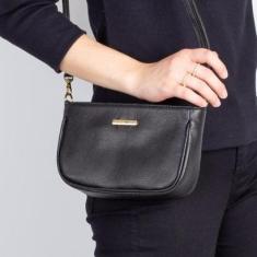 Bolsa feminina pequena de couro Iria-Feminino