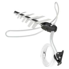 Antena Externa TV 4 em 1 Vhf/Uhf/Fm/HDtv Dtv-3000 Aquario, Aquario, DTV-3000, Cinza