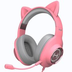 Headset Gamer Edifier G2 II Over-Ear - LED RGB - Som Virtual 7.1 Surround - USB - Rosa - G2II-PK-Unissex