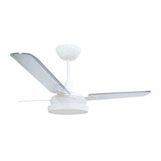 Ventilador De Teto Tron Citrino LED Branco 3 Pás Transparente