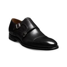 Allen Edmonds Sapato masculino Pierce Oxford, Couro preto, 42