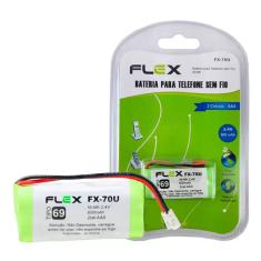 Bateria Recarregável Telefone sem Fio 2,4v 600mah Fx-70u