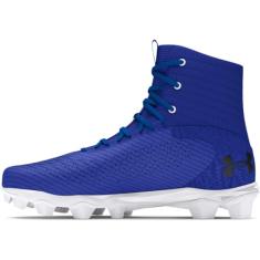 Under Armour Tênis de futebol masculino Highlight Franchise Rm Jr 2.0, (400) Team Royal/Preto/Branco, 17