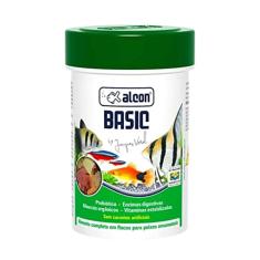 Ração Para Peixe Basic Alcon 50g em Flocos Alcon Para Peixes
