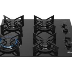 Cooktop a Gás 4 Bocas Fit Line Trempe Iron - Fischer, Bivolt