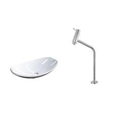 Kit Cuba L45 C/Torneira Link 1062 Metal 1/4 Volta Branca