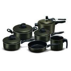 Conjunto De Panelas Teflon Super 6 Peças Panela de Pressão