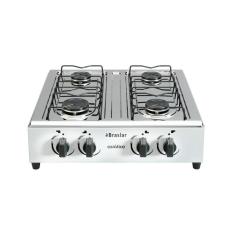 Fogão Portátil 4 Bocas Asiatico Junior Braslar - Branco