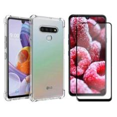 Capinha Silicone Antichoque e Película Vidro 3D LG K41S - Hrebos