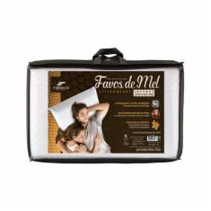 Travesseiro Alto Favos De Mel Intense Lavável Fibrasca, 1 Unidade