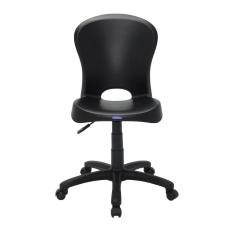 Cadeira Tramontina Jolie Summa Em Polipropileno Preto Com Base Rodizio