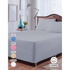 Jogo de Cama Queen 3 Peças para Cama Box Conjugado Algodão 200 Fios - 