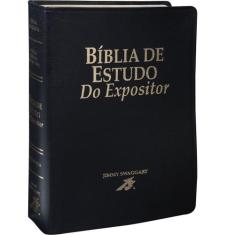 Bíblia De Estudo do Expositor  Letra Normal  NVTE  Capa Preta - Editor