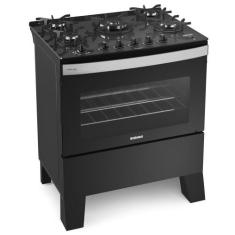 Fogão 5 Bocas Itatiaia Itaglass Plus com Forno 82L e Acendimento Autom