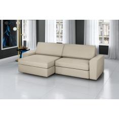 Sofá Retrátil e Reclinável 5 Lugares Veludo com Molas Cosmos 280cm - E