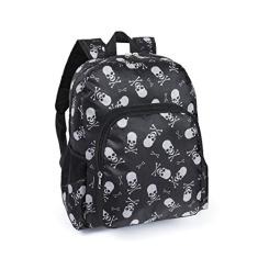 Mochila LS MO4122 com bolso frontal e 2 bolsos laterais