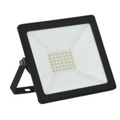 Refletor TR LED Slim Luz Branca - Taschibra, Preto, 10W