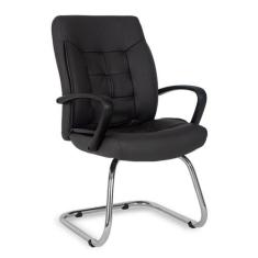 Cadeira para Sala de Reunião de Escritório Gênova Preto - Design Offic