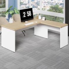 Mesa de Escritório Escrivaninha L 1,70m Pé Painel F5 Office - F5 Offic