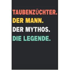 Taube Taubenzüchter Tauben Vogel Brieftaube lustig Notizbuch