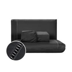 Lençol Solteiro 2 peças 200 fios Preto - 100% Poliéster - Lolijú Enxov