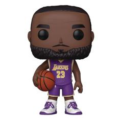 Pop! Nba: Lakers - Lebron James - Camisa Roxa - 25 Centímetros #98 - Funko, Multicor