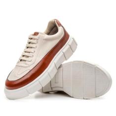 Tenis Oversized  Melburk Sneaker Masculino Casual Plataforma, Branco, 