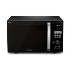 Forno Micro-ondas de Bancada Panasonic NN-CD89NBRU 30L 800W Airfryer Grill Convecção Preto Fosco 110V