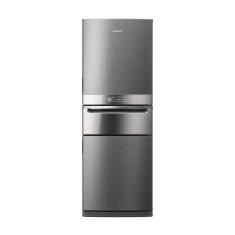 Refrigerador Brastemp Inverse 419L 3 Portas Frost Free Inox 127V BRY59BK