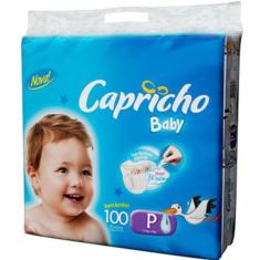 Fralda Capricho Baby P / 100 Un