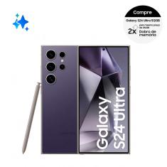 Smartphone Samsung Galaxy S24 Ultra 5G Titânio Violeta, 512GB, 12GB de RAM e Câmera Tripla Traseira de até 50MP, Selfie de 12MP