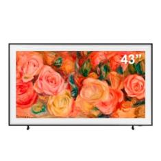 Smart TV 43" 4K Samsung The Frame QN43LS03D QLED, Tela Matte Antirreflexo com Design Modern Frame, Modo Arte e Dolby Atmos