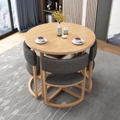 Mesa de clube para sala de recepção de escritório, mesa de centro para sala de conferências de negócios, conjunto de mesa e cadeira redonda para móveis, área de descanso de recepção de loja