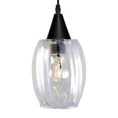 Lustre Pendente Taschibra Badih P Canelado E27 Transparente Bivolt, Pr