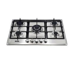 Cooktop a Gás 05 Bocas EOS ECG05 Inox Bivolt, Bivolt
