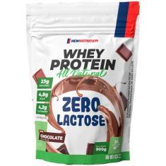 Whey Protein Zero Lactose All Natural 900g NewNutrition, Chocolate, 90