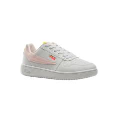 Tenis Fila Acd Classic Feminino,Branco/Rosa Claro/Salmão,39