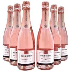 Espumante Don Guerino Malbec Brut Rosé  Kit Com 6 Garrafas  Oferta
