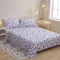 Lençol Queen Superior Avulso Sem Elástico Micropercal 240x250 Casal Gr